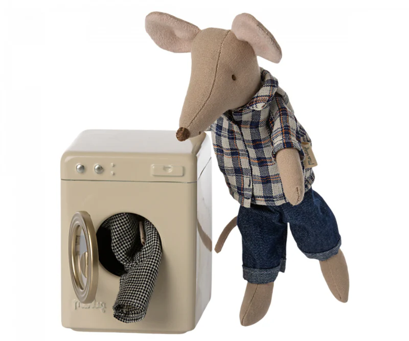 Maileg – Wasmachine – Muis. Verwcaht juni