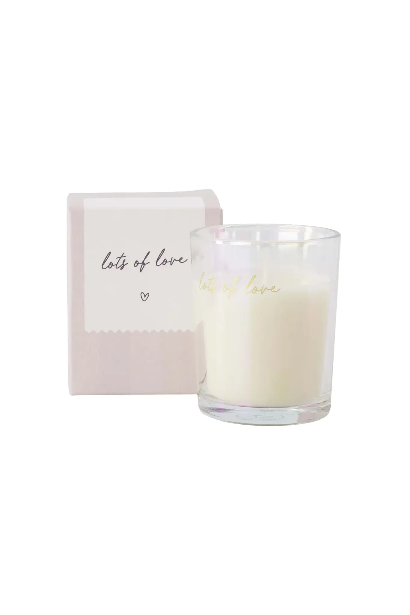 Zusss | Geurkaars glas in doosje lots of love