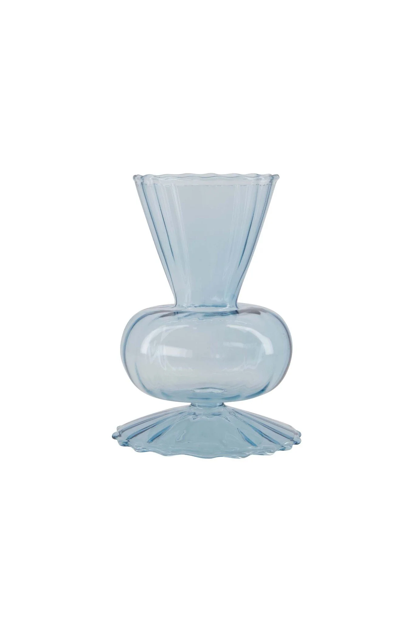 Zusss | Vaasje glas M blauw