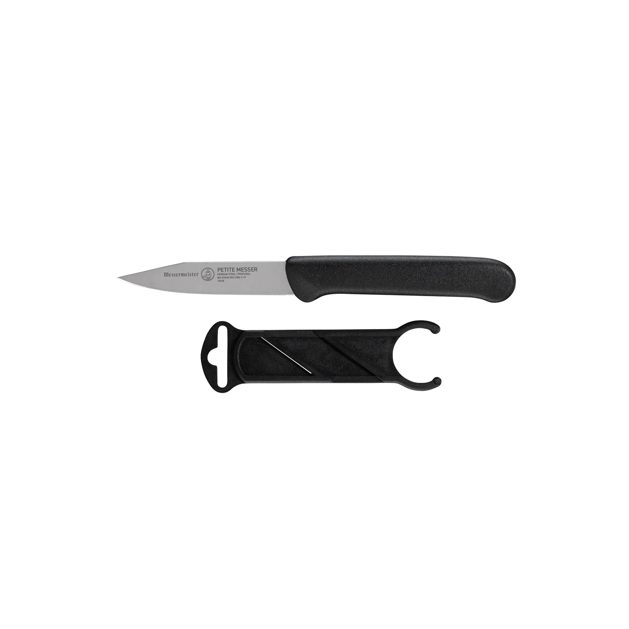 MESSERMEISTER – PETITE MESSER 7,5 CM BLACK CLIP POINT PARING KNIFE