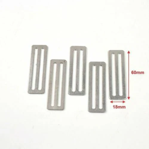 10-stcs veel originele militaire aluminium webbing tri-glide hardware-rugzakbanden
