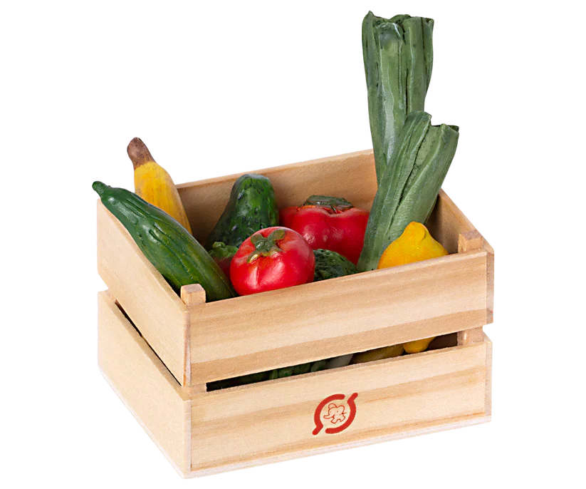 Maileg – Kistje groente en fruit.