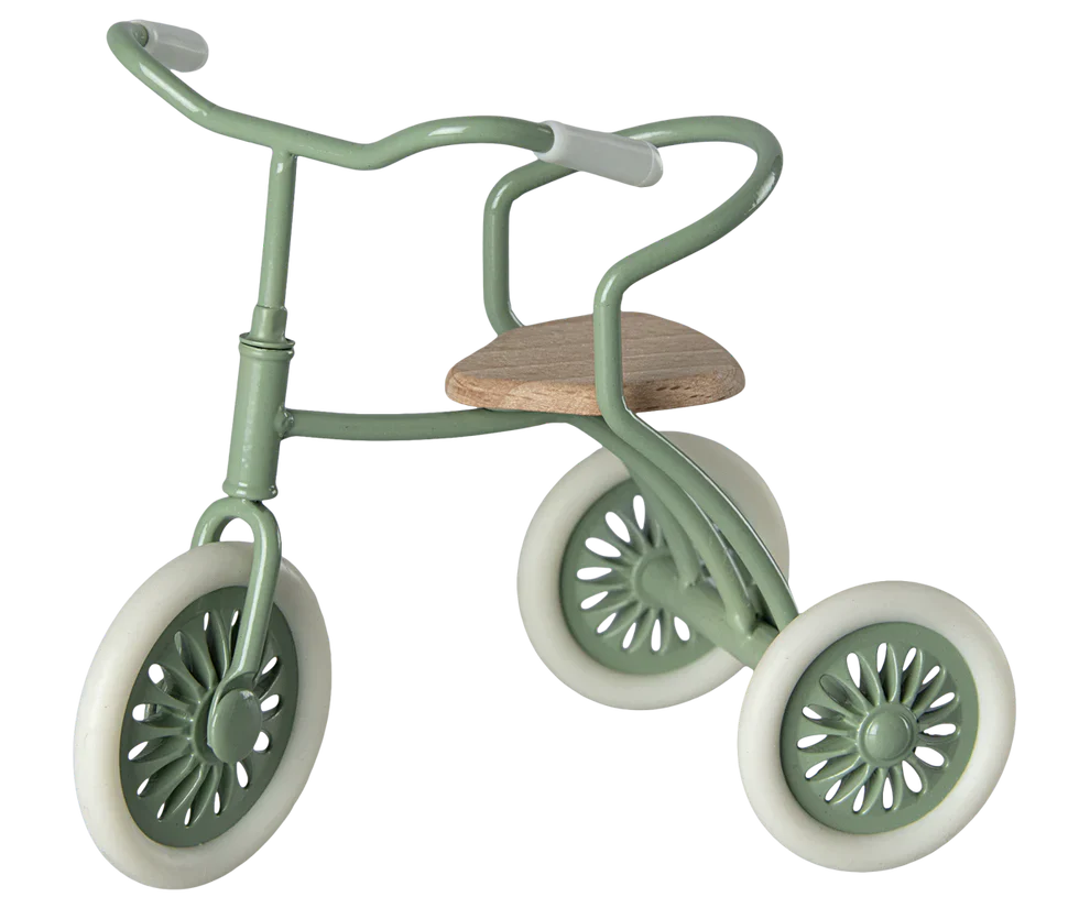 Maileg – Driewieler – Mouse Mint.