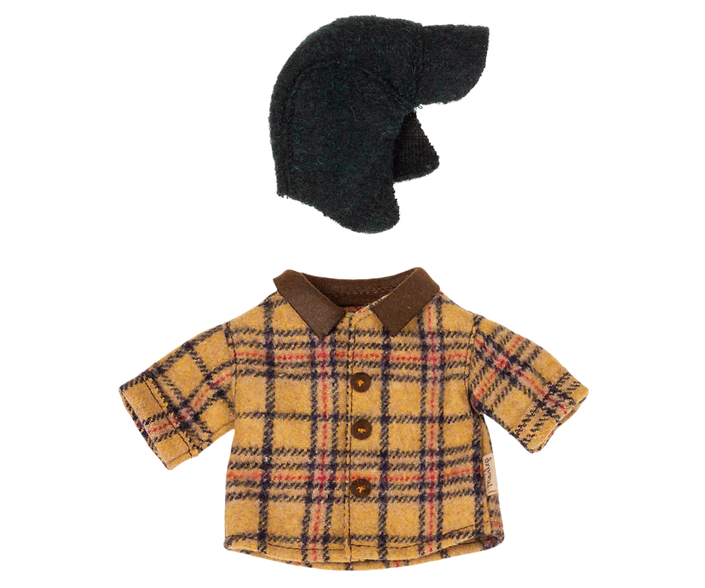 Maileg – Houthakkers jas en muts voor Teddy vader.