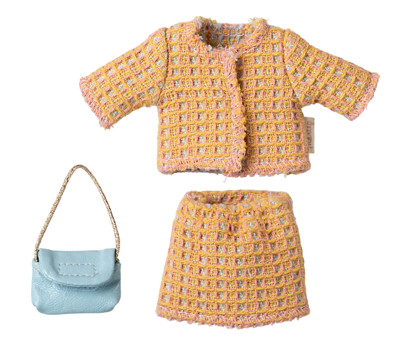 Maileg – Top, rok en tas – Moeder muis.