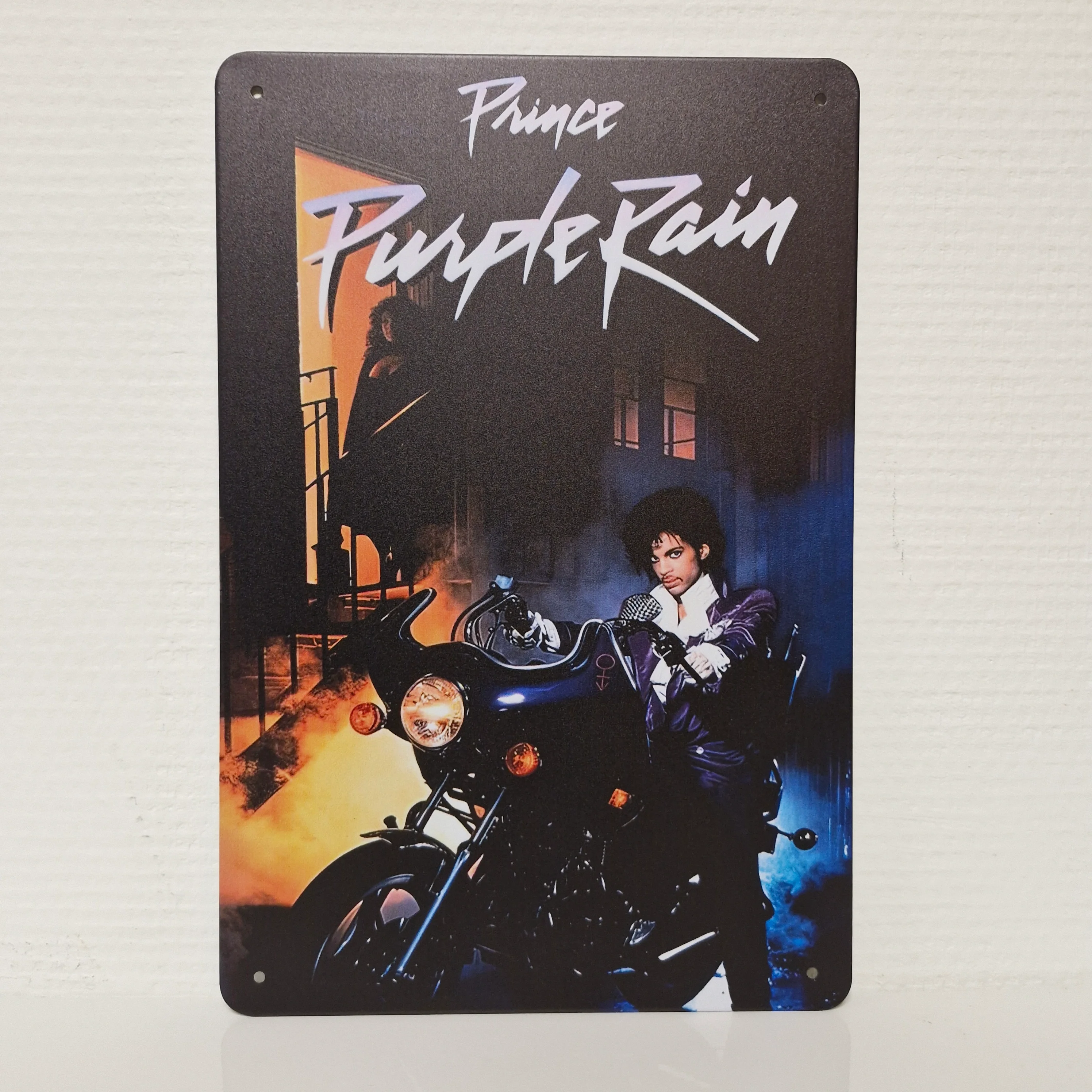 Metalen Wandbord – Prince Purple Rain