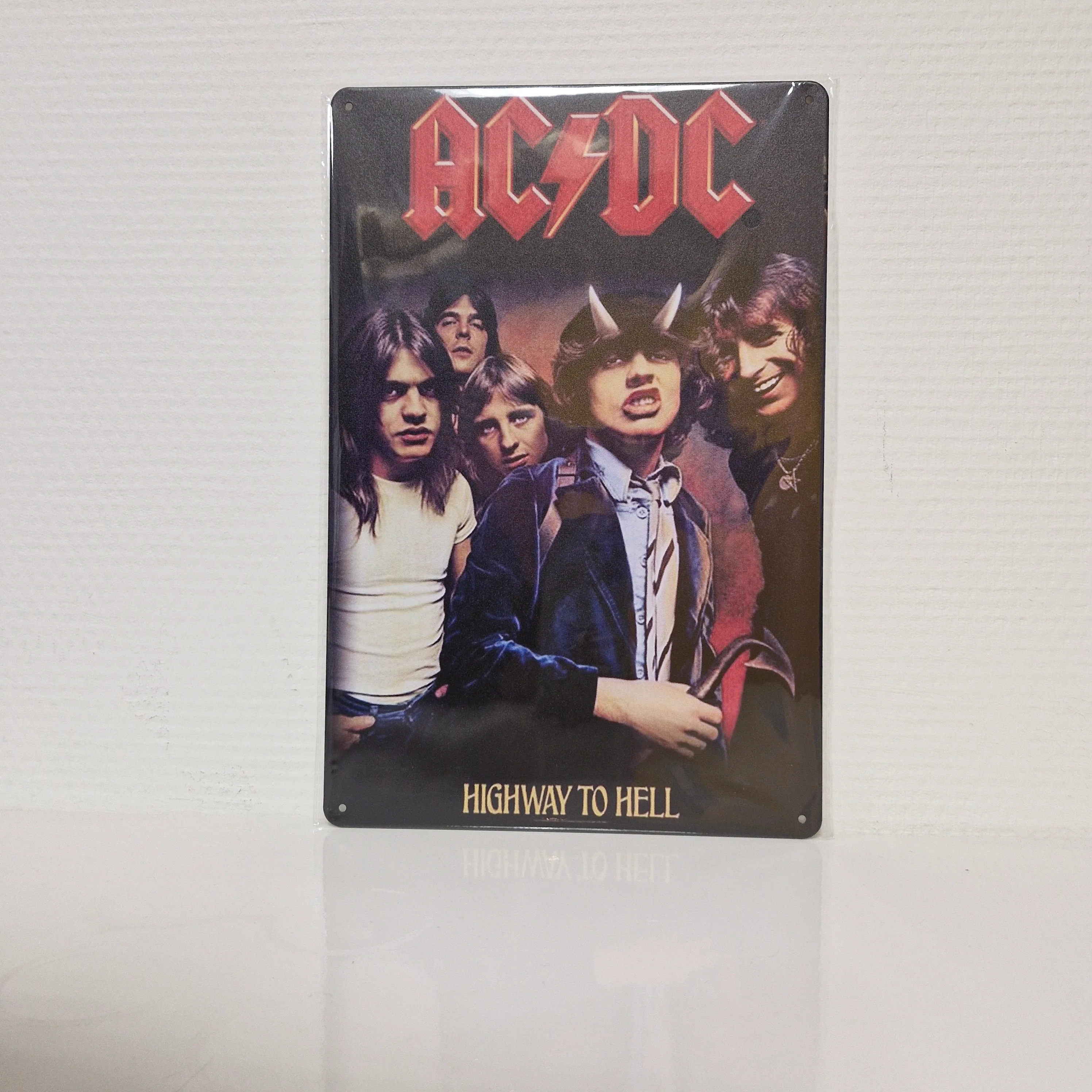 Metalen Wandbord – AC/DC Highway to Hell