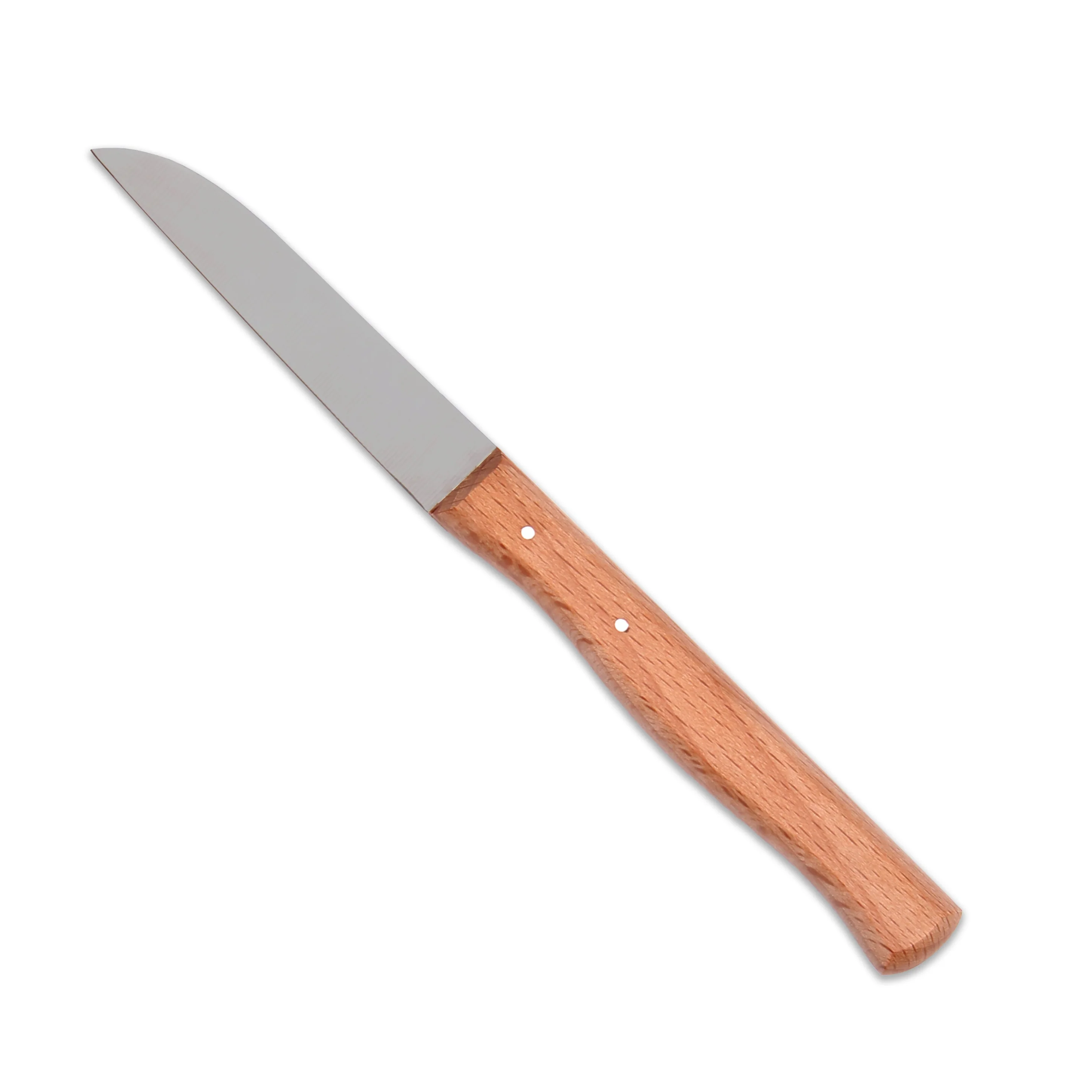 W-SELECTED® schilmes met carbonstaal 8cm lemmet extra lang 100% FSC beukenhout heft
