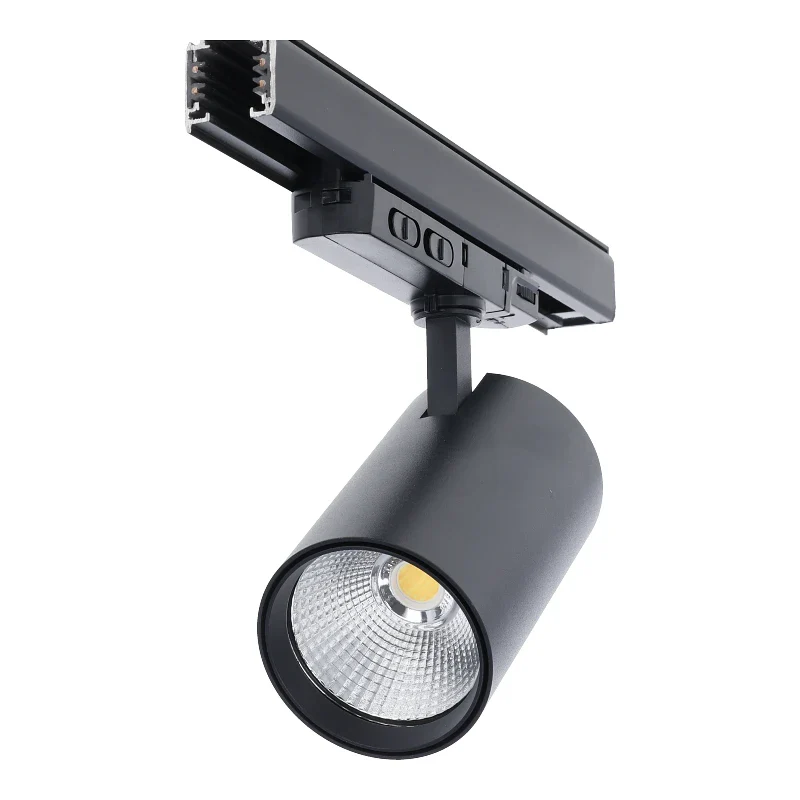 3-Fase Railspots | 10 | 20 | 30 watt | CCT en Wattage Switch – Dimbaar – Zwart