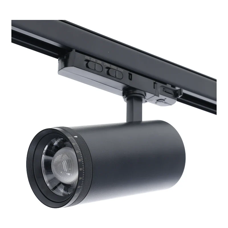 3-Fase Railspots | 20 | 25 | 30 watt Wattage Switch | CCT Switch | Gradenbundel Switch | Dimbaar