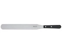 TRIANGLE Palet RVS lemmet 30cm zwart ABS handvat totale lengte 42,5cm