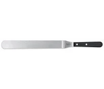 TRIANGLE Palet met knik RVS lemmet 30cm zwart ABS handvat totaal 47cm