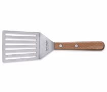 TRIANGLE Knikpalet 12cm breed RVS lemmet met sleuven FSC kersenhout handvat