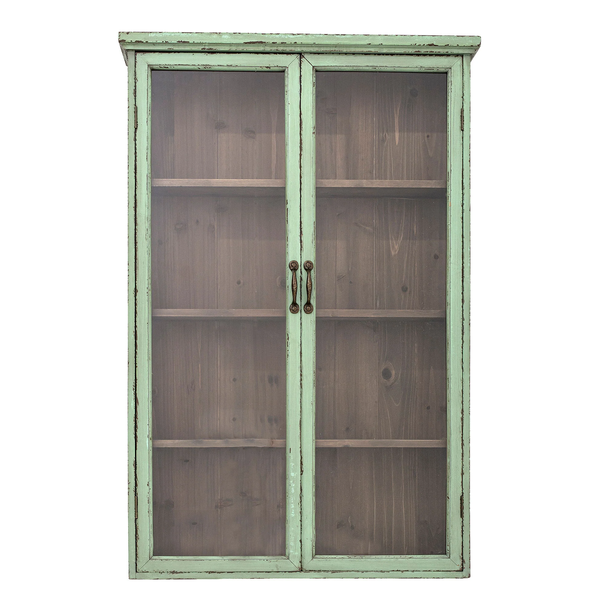 Bloomingville Vitrinekast Hazem oud groen