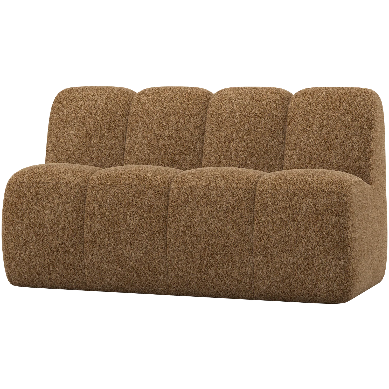 Woood Mojo Eetbank met rugleuning 164cm Wollig Honinggeel