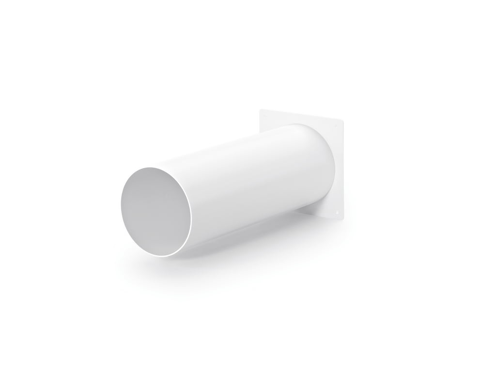 Muuraansluiting, wit, COMPAIR® Flow 125