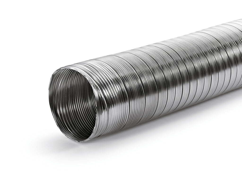 A-PXO flexibele slang aluminium, rond, Slang, ⌀ 127 mm
