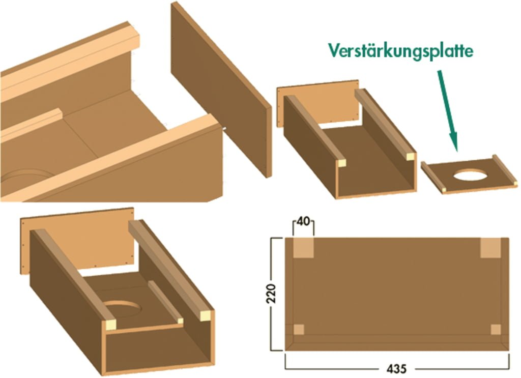 COMPAIR® Luchtafvoerbekleding eilandoplossing, Luchtafvoertoebehoren, U-vorm