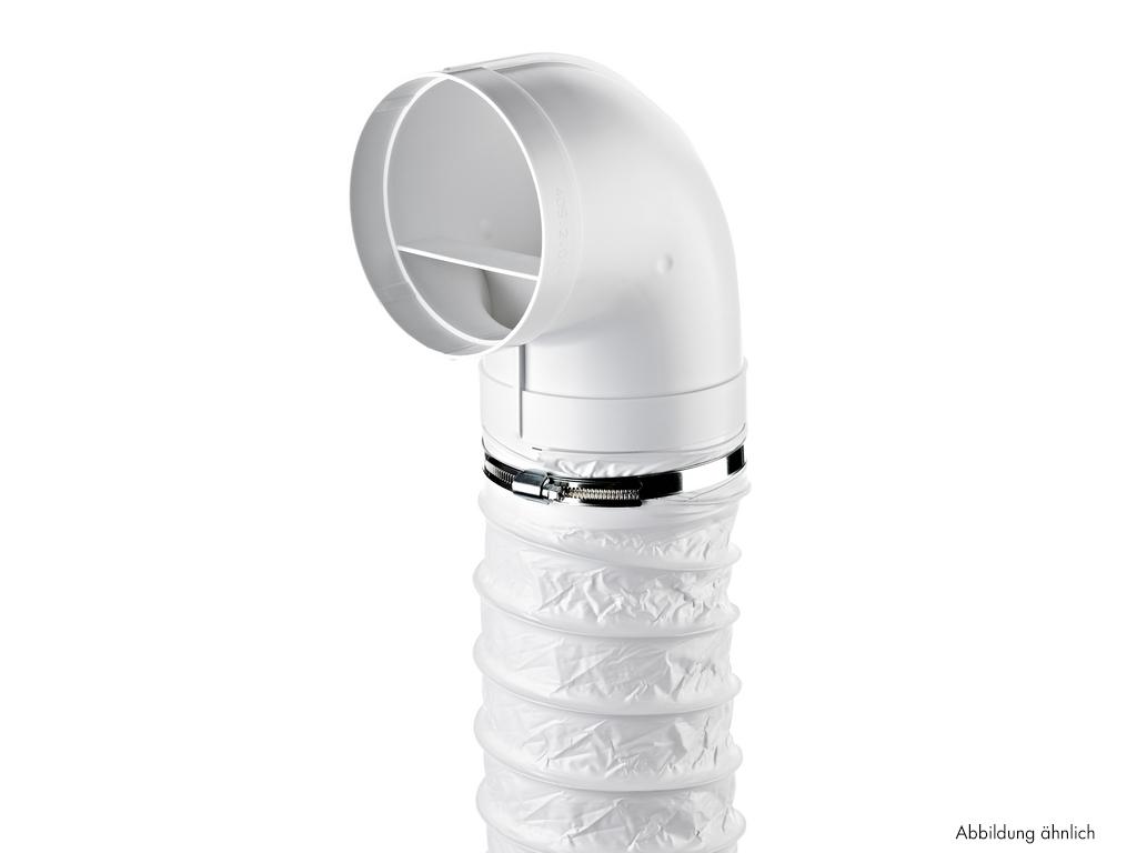 R-URX Bochtstuk 90° met flexibele slang, L 1000 mm, COMPAIR® Flow 125