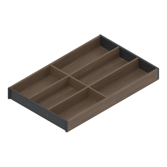 Bestekindeling houten ontwerp, Notelaar Tennessee, 450 mm L x 300 mm B