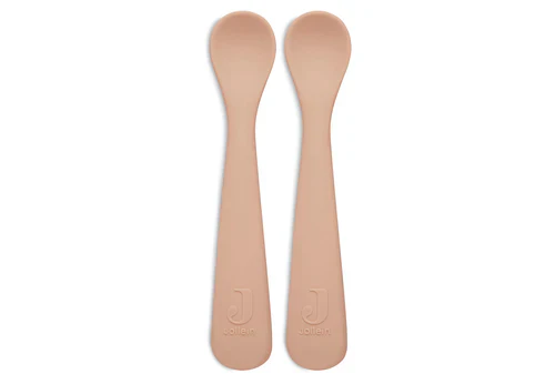 Jollein | Siliconen lepeltjes pale pink 2stuks