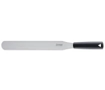 TRIANGLE RVS Palet- spatel met lemmet 30cm en ophangoog zwart kunststof PP heft