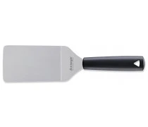 TRIANGLE palet / spatel met knik roestvrijstalen lemmet van 14cm met zwart kunststof heft