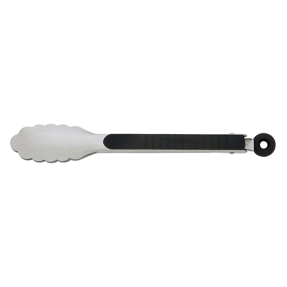 MESSERMEISTER  RVS keuken – BBQ tang 23cm met zwart siliconen antislip handvat