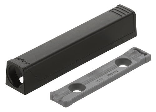956A1201 Blum TIP-ON houder lang ZWART