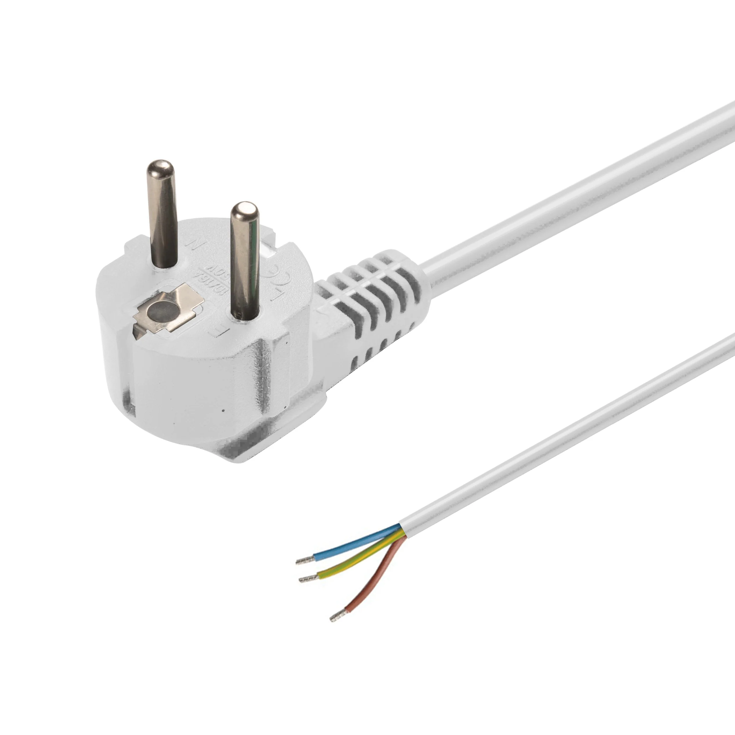 Aansluitsnoer 5 Meter 220V + Europlug stekker – Wit