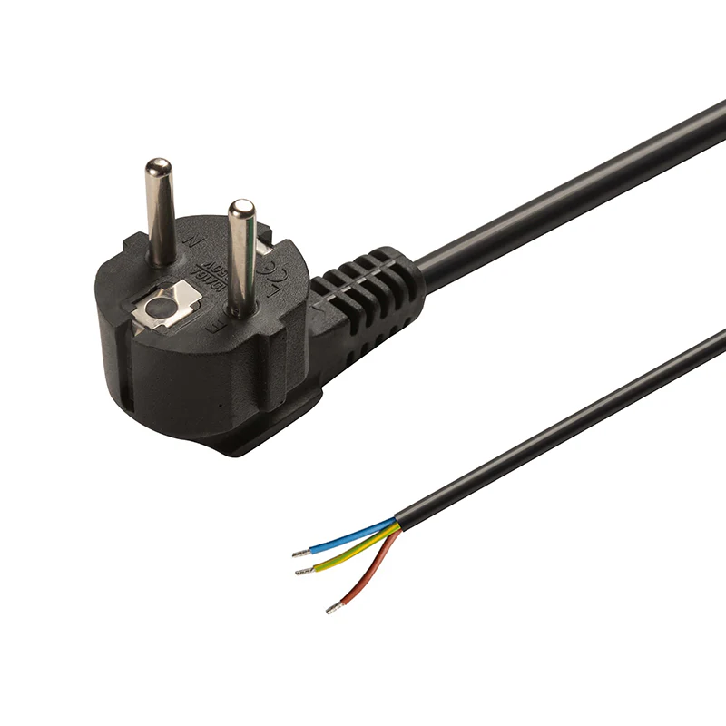 Aansluitsnoer 1,5 Meter – 220V + Europlug stekker – Zwart