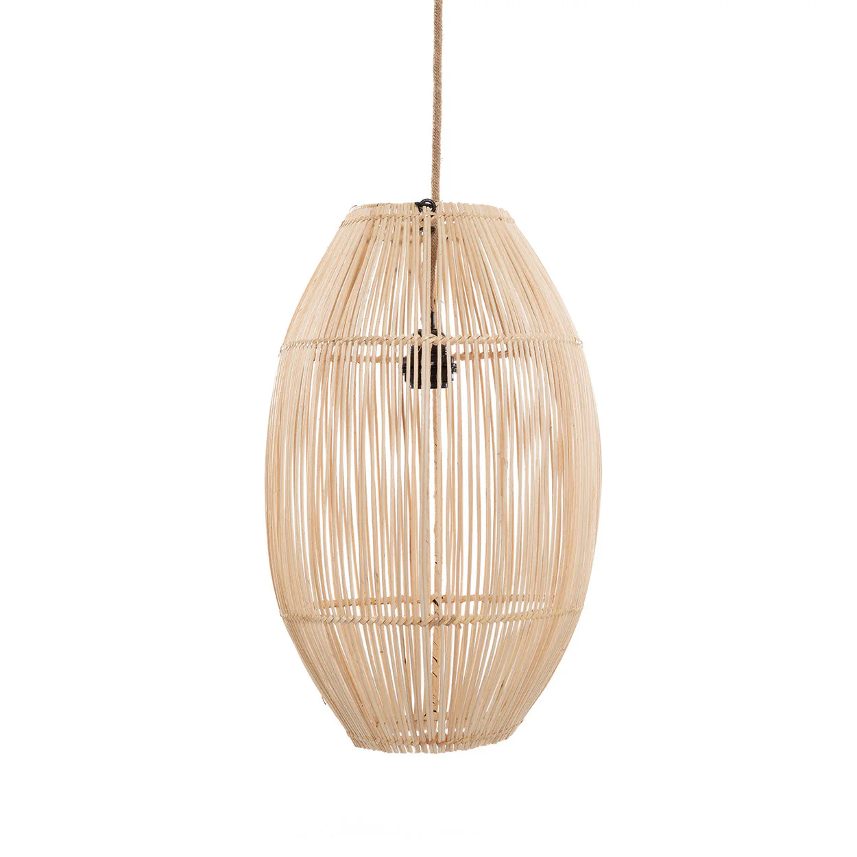 Bazar Bizar Zuri Hanglamp naturel M