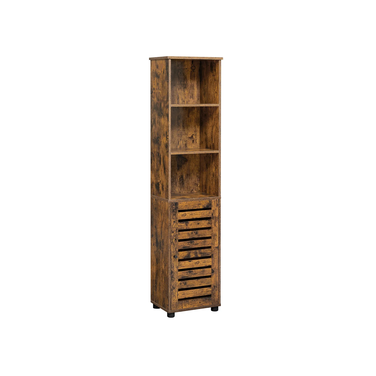 Badkamerkastje – vintage stijl – bruin