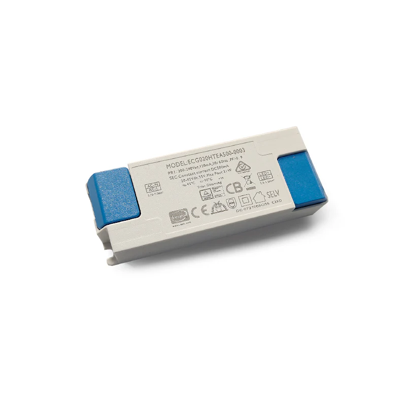 Ledtu driver | Dimbaar | 500Ma | Voor 19 en 20 Watt Downlighters