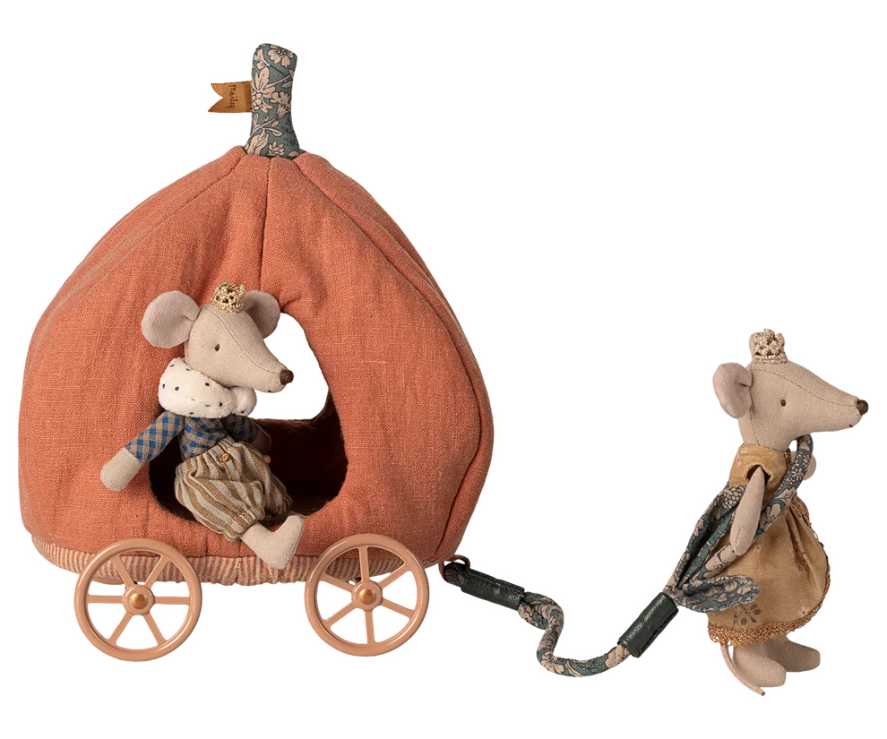 Maileg – Pompoen Koets – Muis.