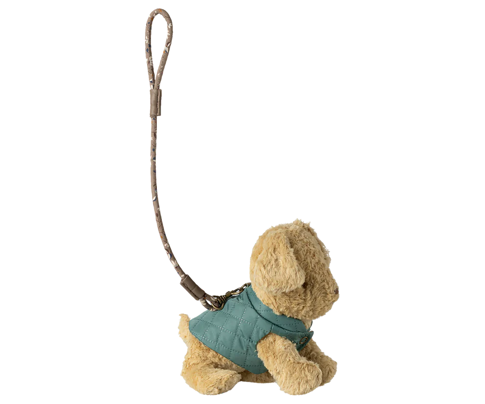 Maileg – Tuigje en riem – Dark Mint.