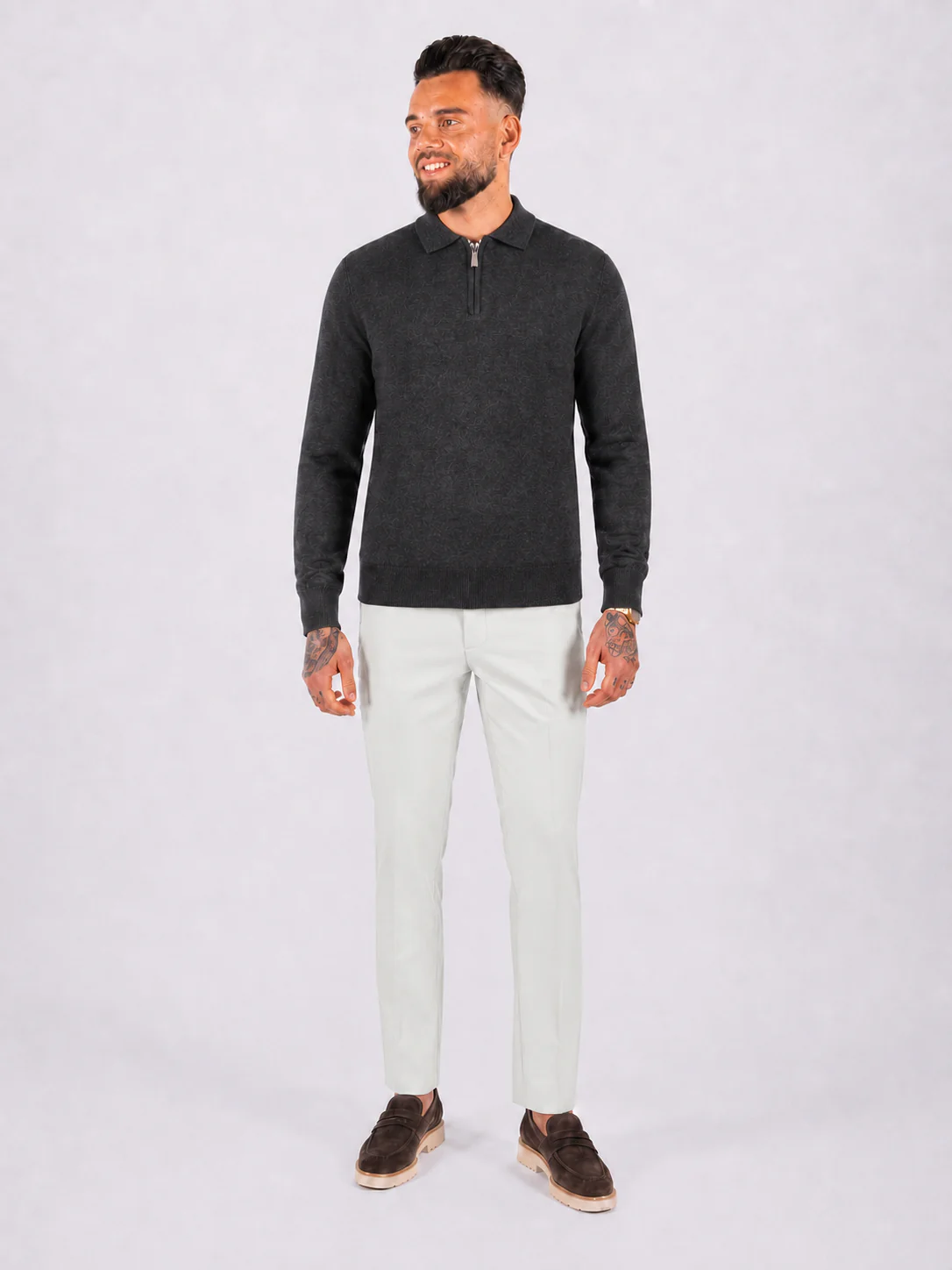 Pantalon jogger comfort light grey