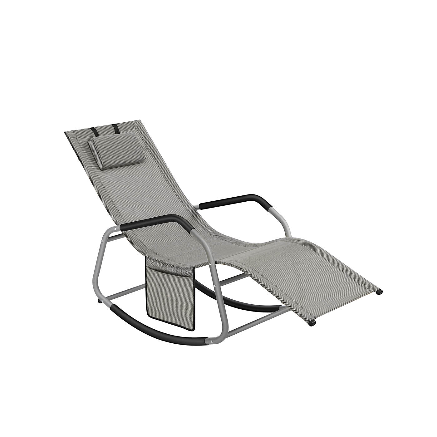 Outdoor Ligstoel – Kantelbeveiliging – Duifgrijs