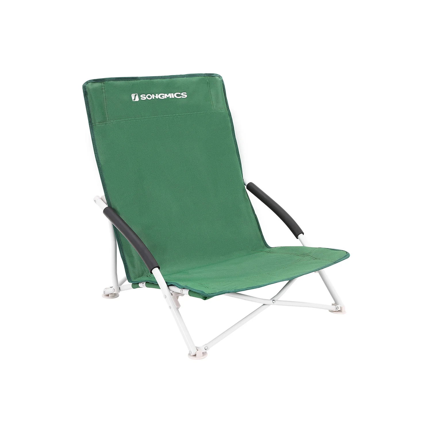 Strandstoel – hoge rugleuning – comfortabel – groen