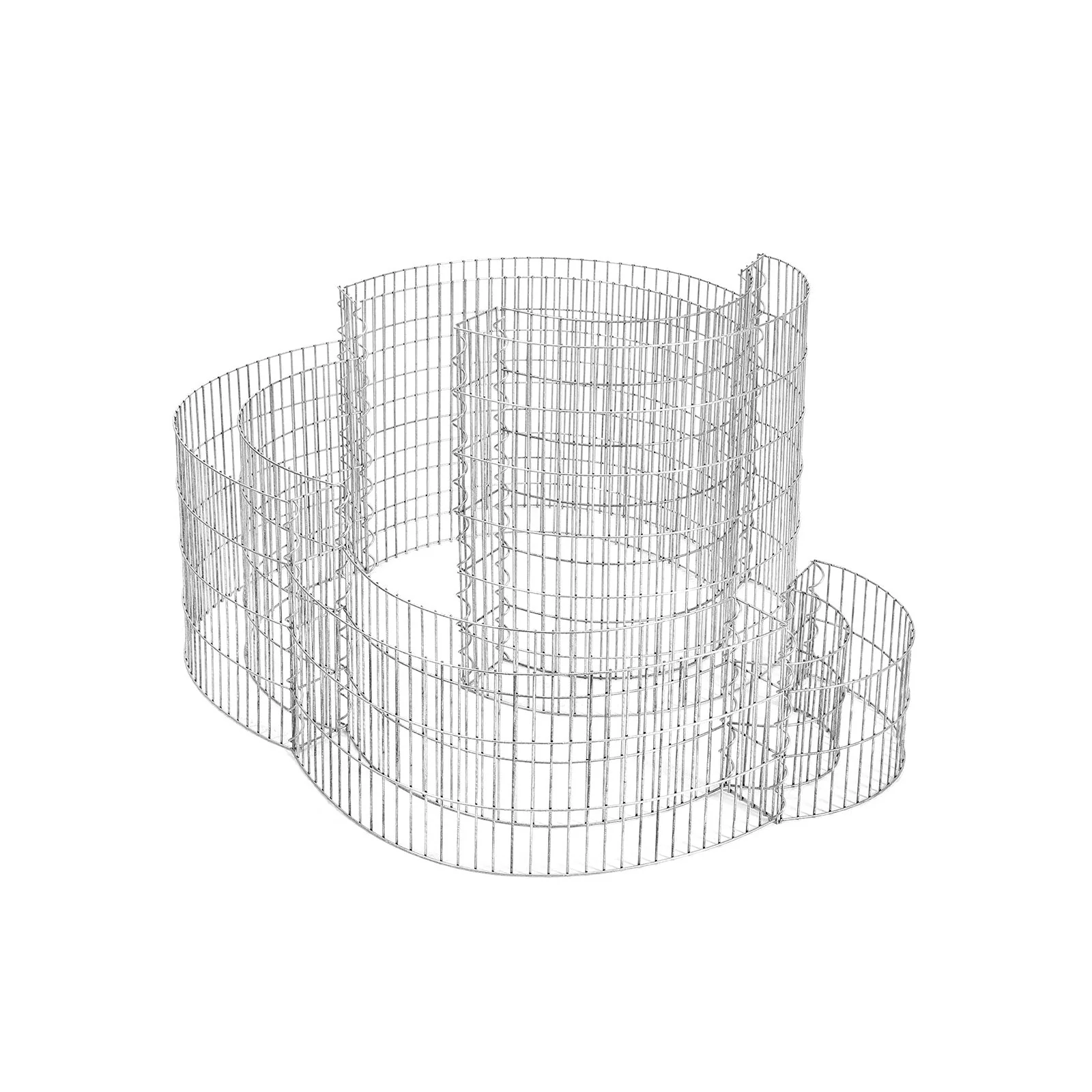 Gabion – Anti-roest metalen stenenmand – Zilver Gabion – Anti-roest metalen stenenmand – Zilver