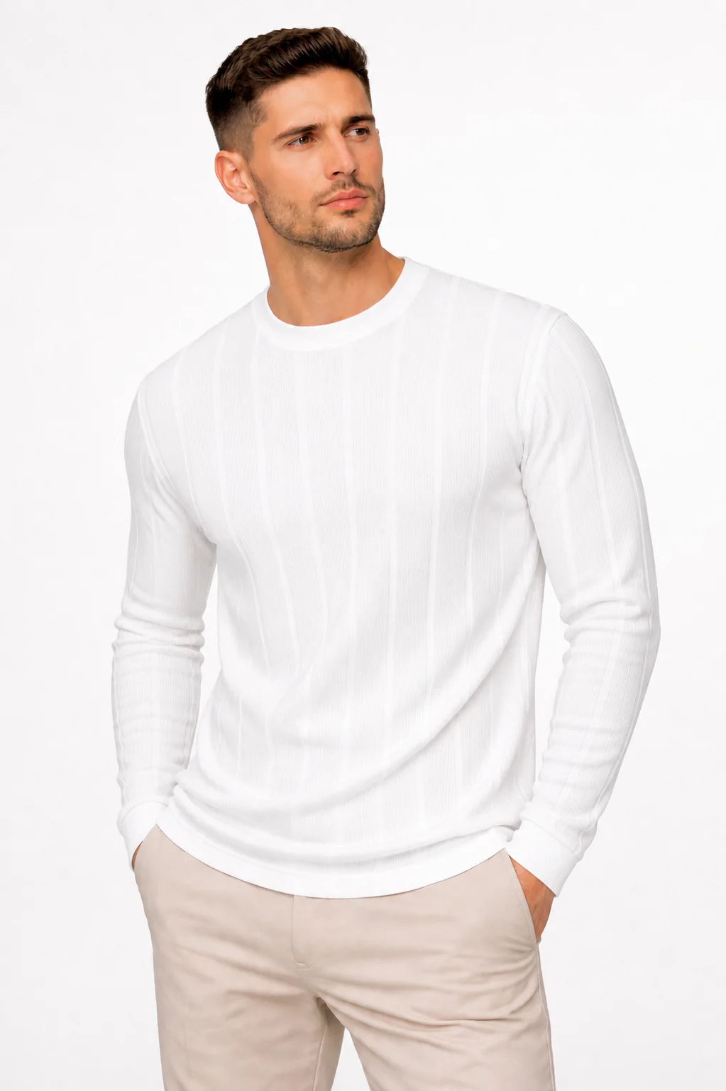 Classic Knitwear Pullover White