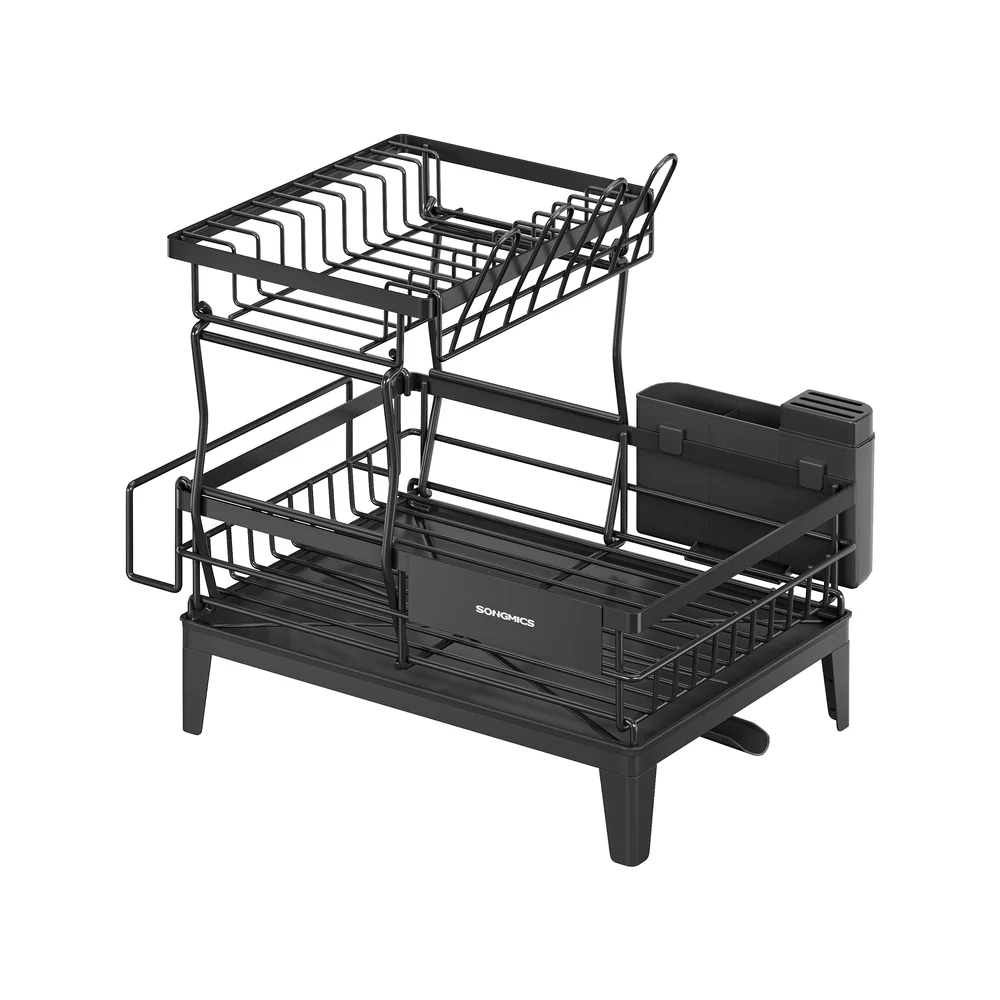 Afdruiprek 2 niveaus – Ruime capaciteit – Keuken organizer