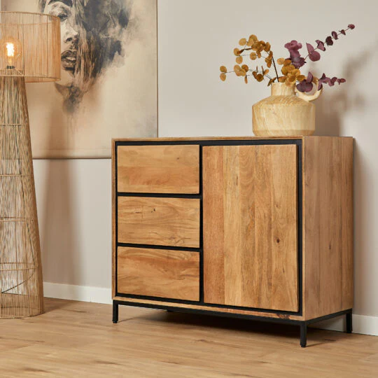 Mangohouten Kabinet Richwood | 100x85cm