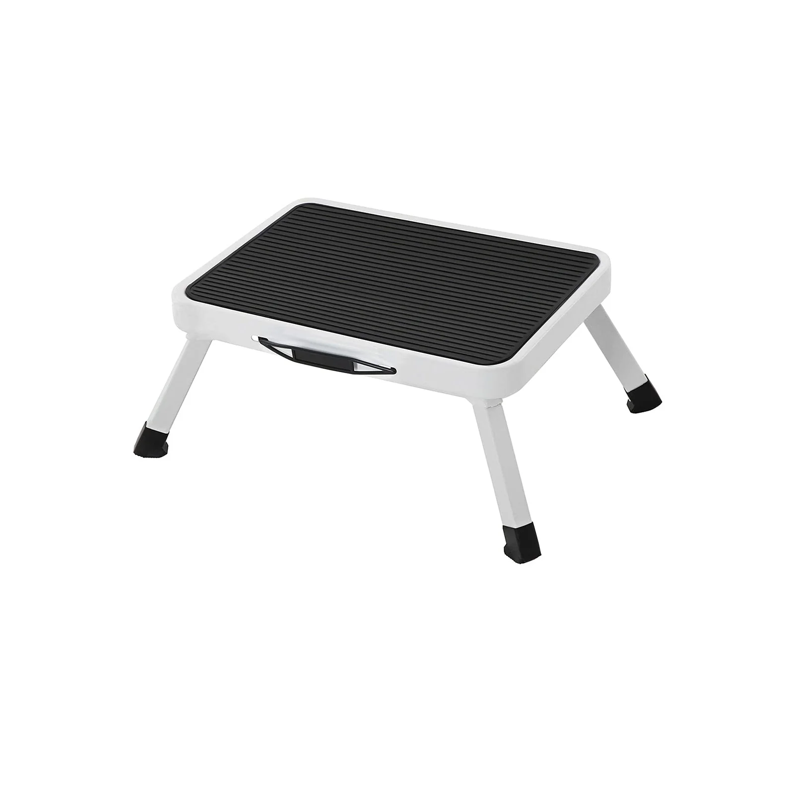 Opvouwbare trap – Antislip – Staal – Wit Opvouwbare trap – Antislip – Staal – Wit