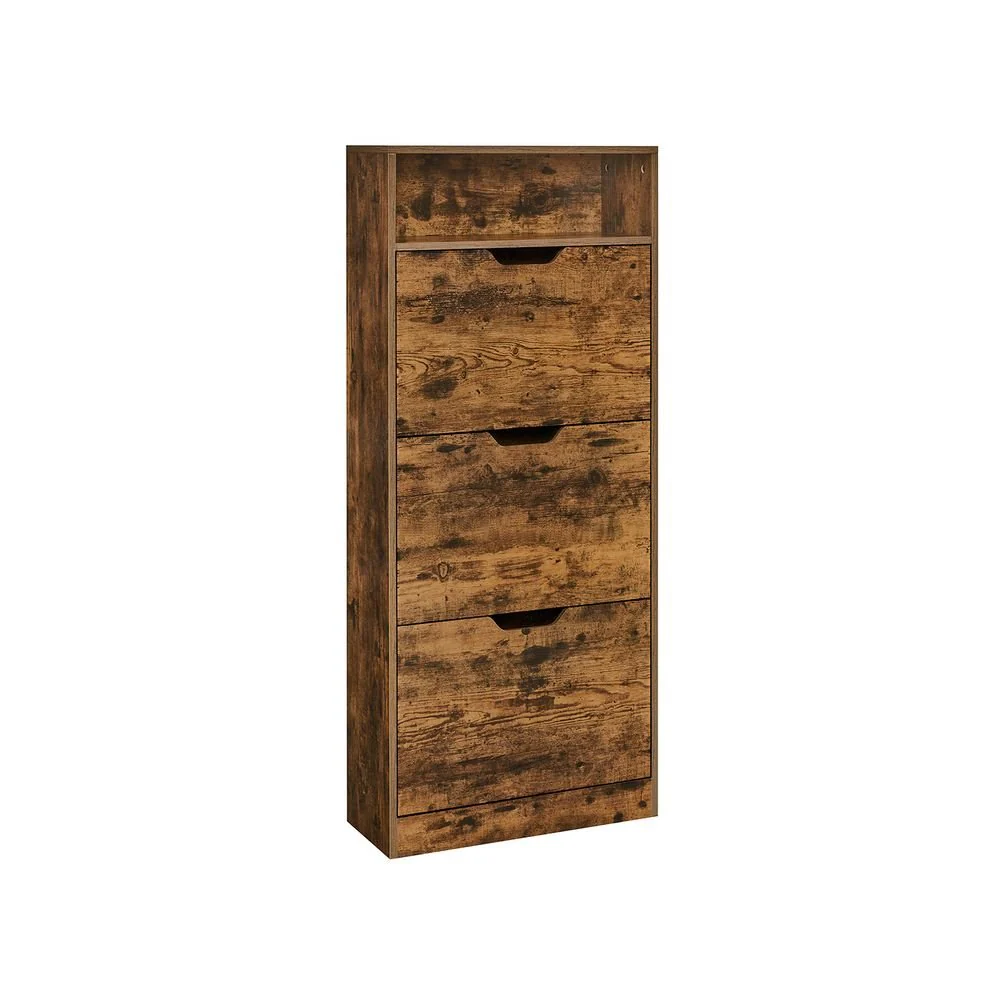 Schoenenkast – Ruimte voor 14-18 paar – Verstelbare schotten – Elegant design