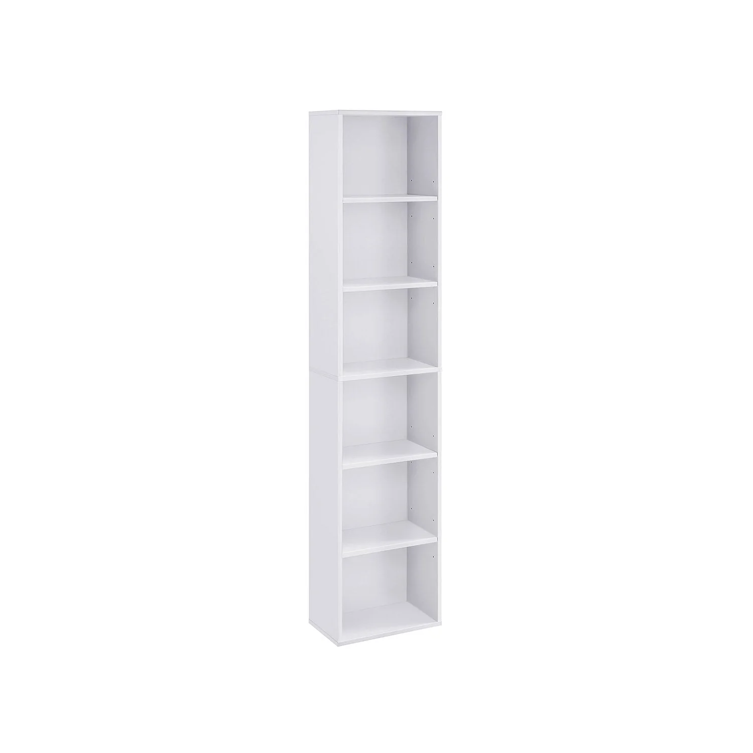 Boekenkast met 6 niveau’s –  Scandinavisch design – Verstelbare planken – 40 x 24 x 178,5