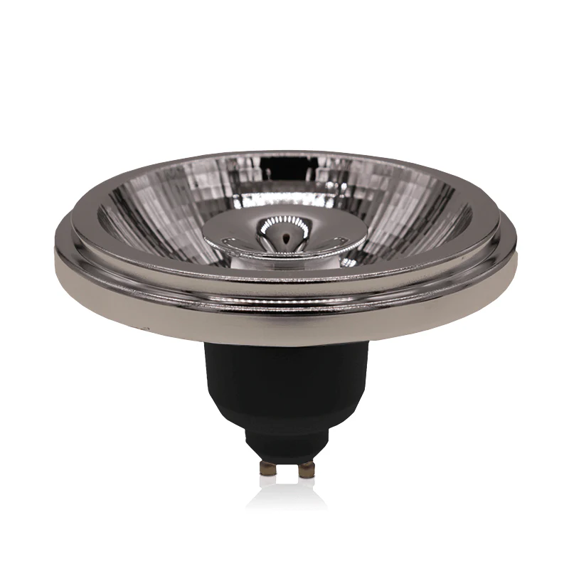 GU10 AR111 spots | Dimbaar | 12w | 24° | CRI>80 – Zwart