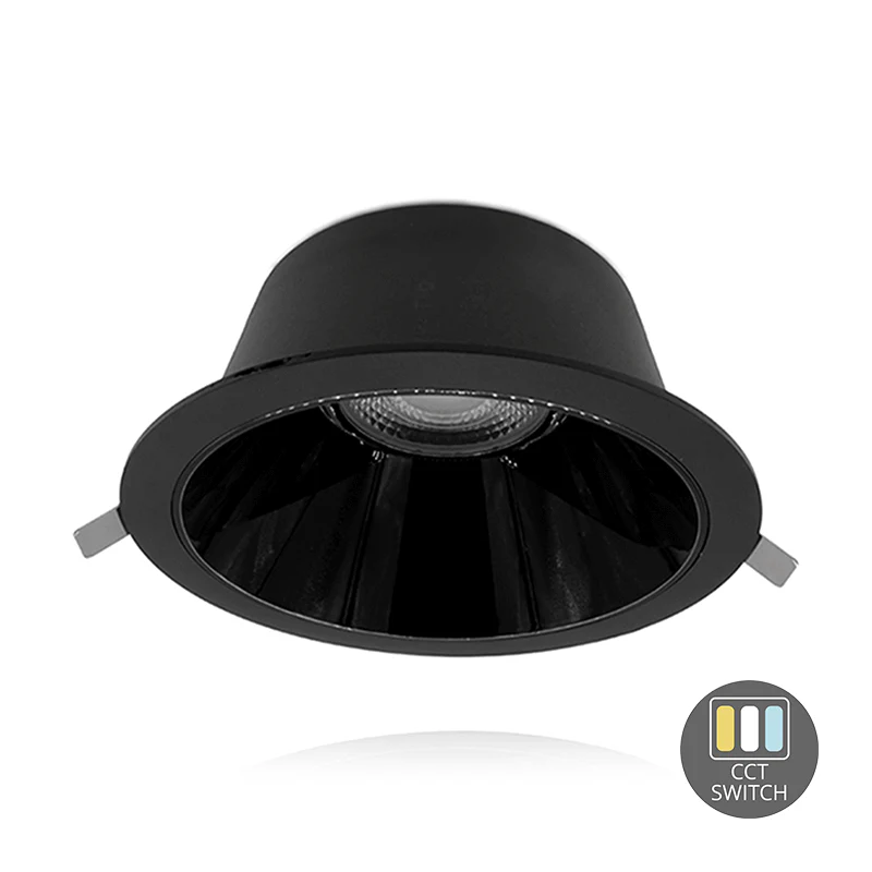 LED Downlight Kerber - Tri-Color - 16 Watt - Zaagmaat 145 -155MM - Zwart
