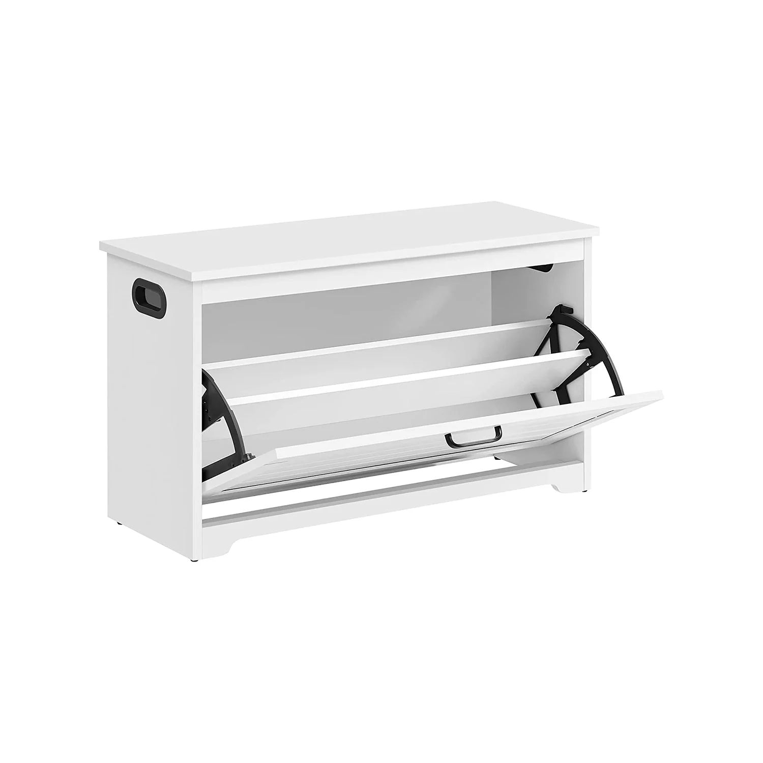 Schoenenbank voor 6 tot 8 paar – Draaideur met handgreep – Modern design – 80 cm lang
