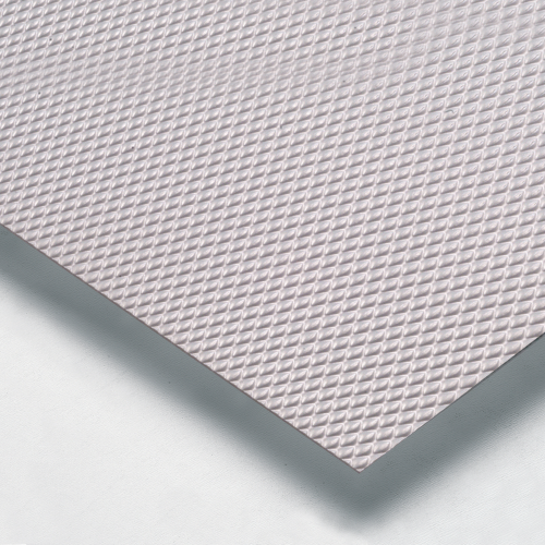 Antislipmat geruit, kleur wit, 474 x 2000 mm